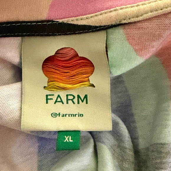 FARM Rio Colorful Monstera T-Shirt Dress Size XL - Picture 8 of 8